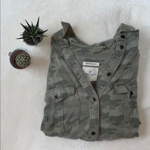 American Eagle Army Top